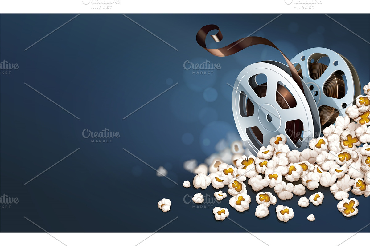 Cinematograpy film-reel discs. in Illustrations - product preview 8