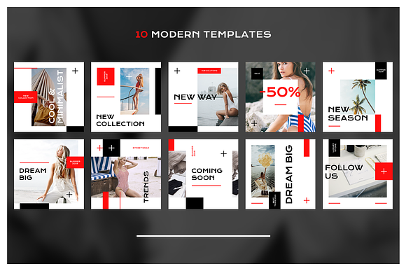 Modern Social Media Kit (Vol. 14) in Instagram Templates - product preview 1