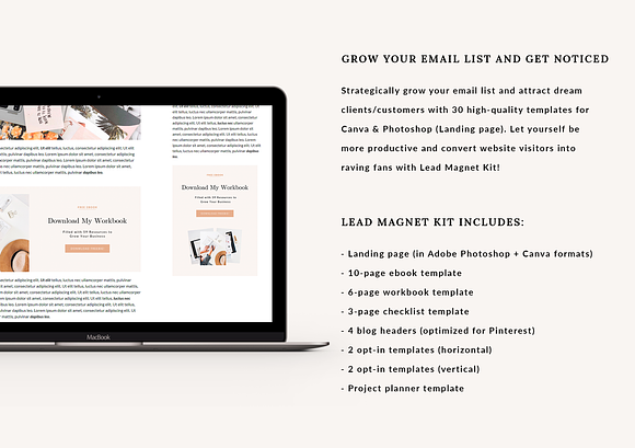 Lead Magnet Kit in Mailchimp Templates - product preview 4