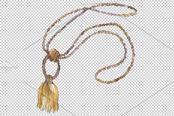 Ropes Watercolor png in Illustrations - product preview 3