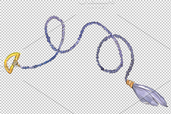 Ropes Watercolor png in Illustrations - product preview 4