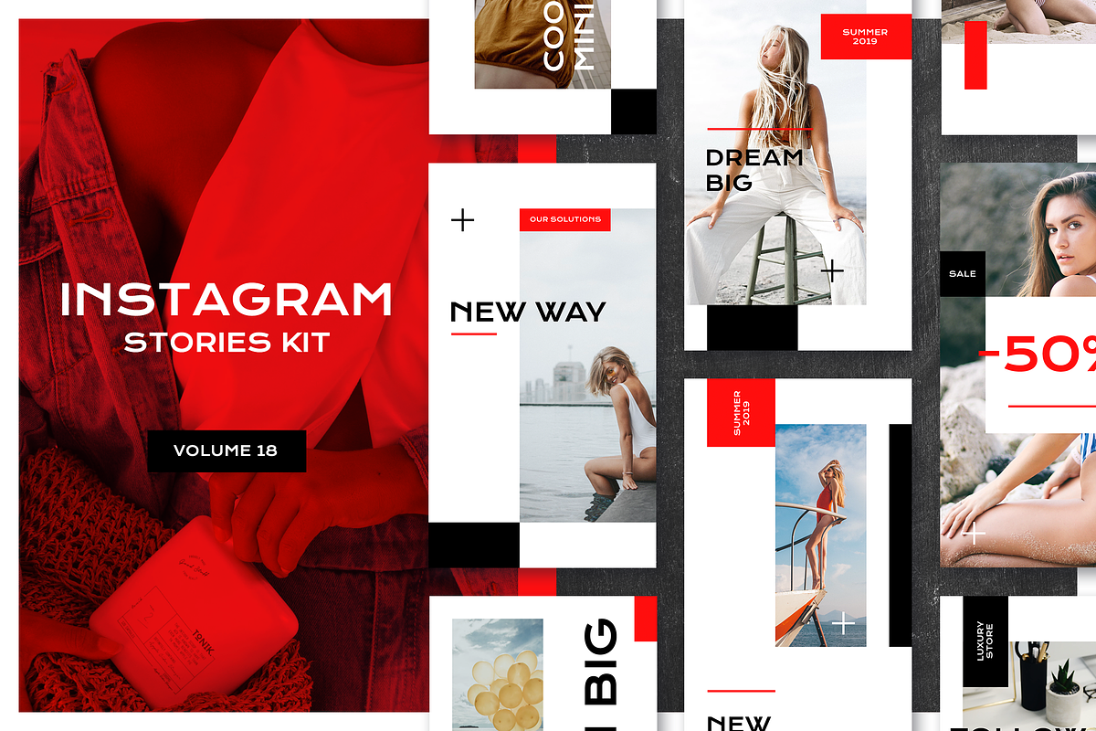 Instagram Stories Kit (Vol.18) in Instagram Templates - product preview 8