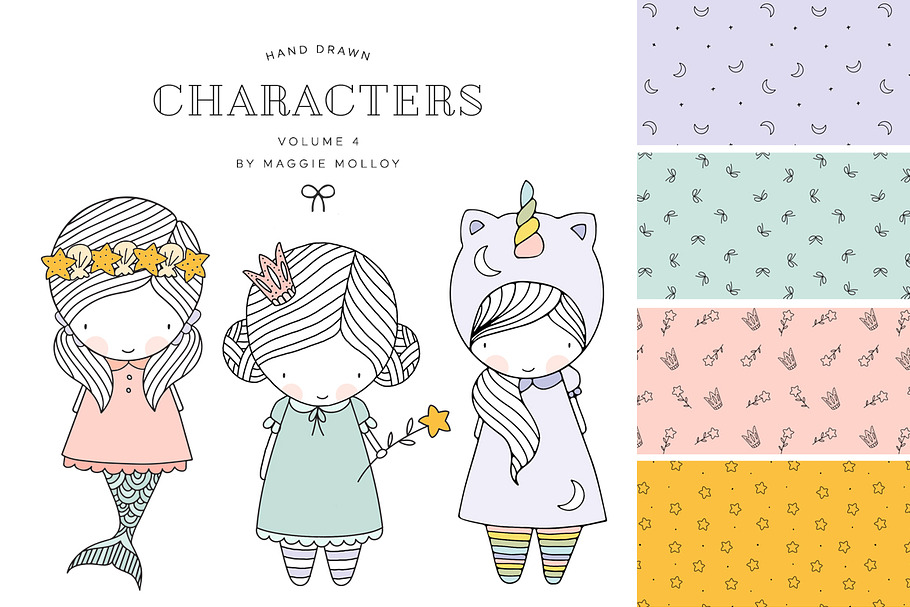 Hand Drawn Characters Vol.4 Unicorn in Illustrations - product preview 8