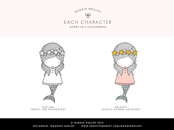Hand Drawn Characters Vol.4 Unicorn in Illustrations - product preview 1