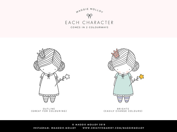 Hand Drawn Characters Vol.4 Unicorn in Illustrations - product preview 2