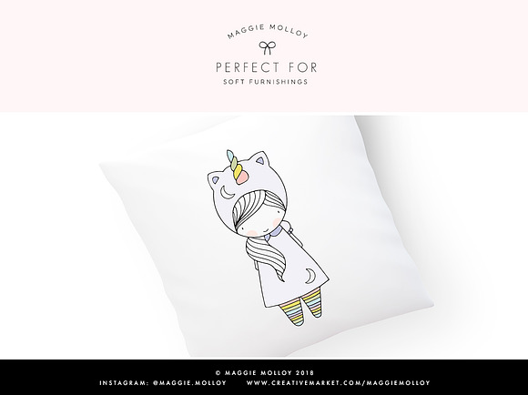 Hand Drawn Characters Vol.4 Unicorn in Illustrations - product preview 5