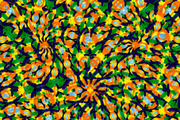 Multicolored Intricate Seamless Patt