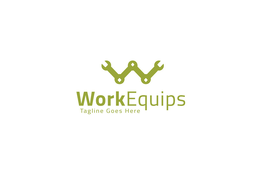 Work Equips Logo Template in Logo Templates - product preview 8
