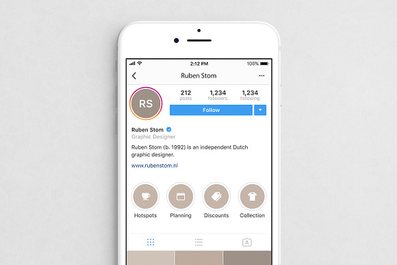 Bruges Instagram Highlights in Instagram Templates - product preview 6
