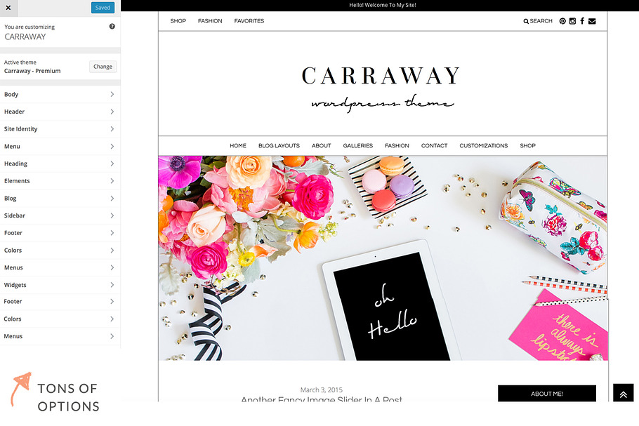 The Carraway Theme in WordPress Blog Themes - product preview 8