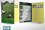 Charity Golf Booklet Publisher Word