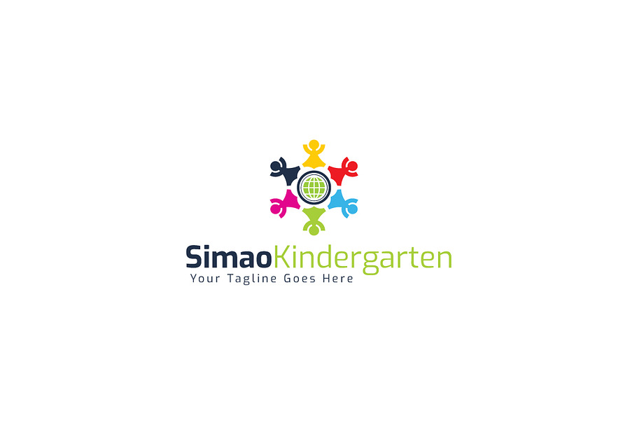 Simao Kindergarten Logo Template in Logo Templates - product preview 8