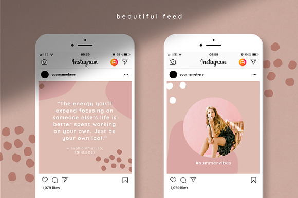 Instagram puzzle grid & highlights in Instagram Templates - product preview 2