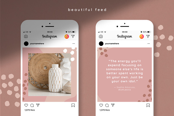 Instagram puzzle grid & highlights in Instagram Templates - product preview 3