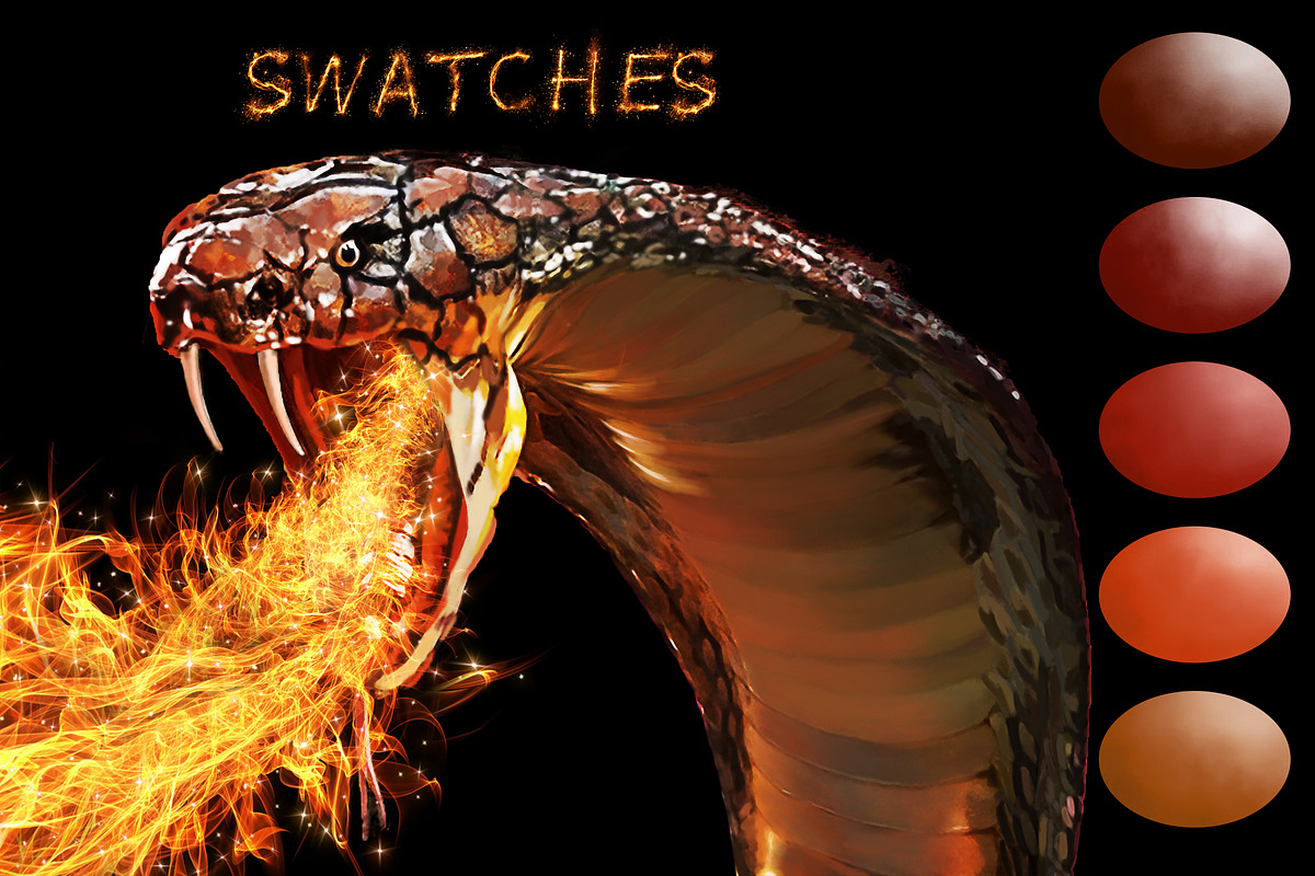 Snake Swatches in Photoshop Color Palettes - product preview 8