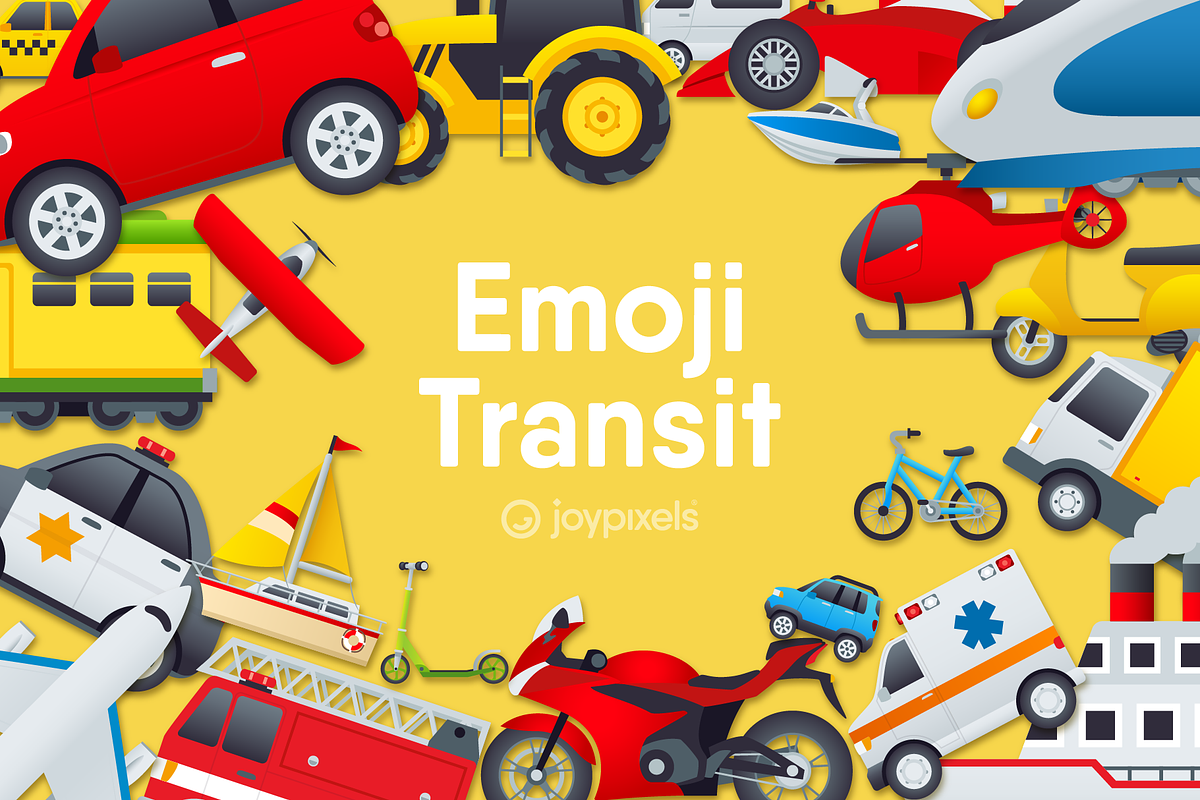 Emoji Transit Icons by JoyPixels® in Car Icons - product preview 8