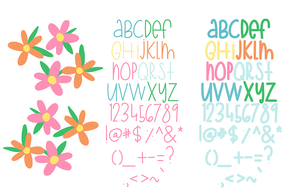 Summer Bucket Font + Doodle Stickers in Script Fonts - product preview 1