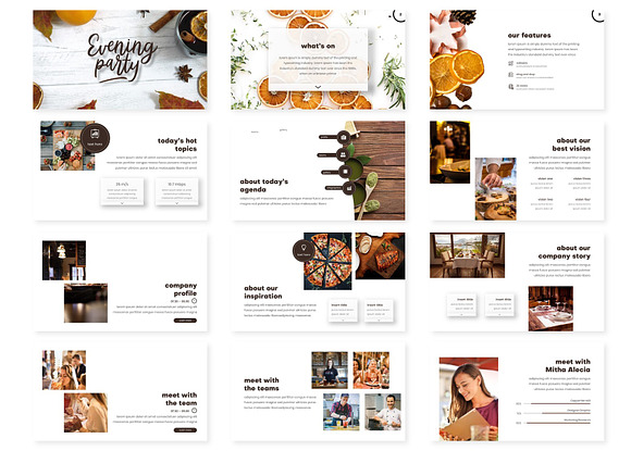 Evening Party - Keynote Template in Keynote Templates - product preview 1
