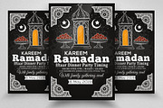 Ramadan Chalkboard Flyer Templates