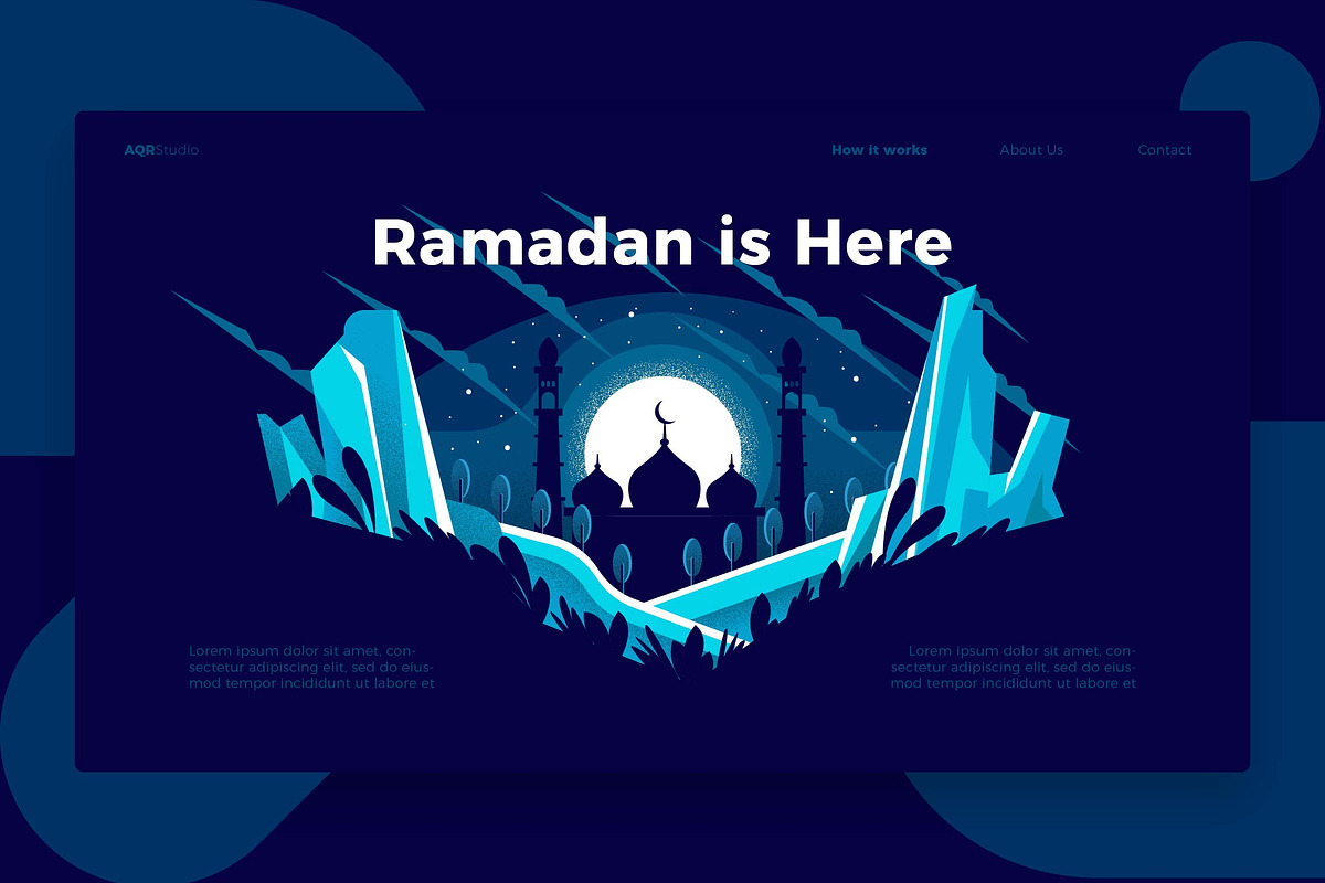 Ramadan is - Banner & Landing Page in Web Elements - product preview 8