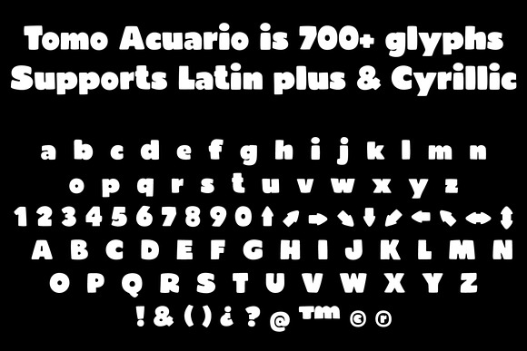 TOMO Acuario in Display Fonts - product preview 4