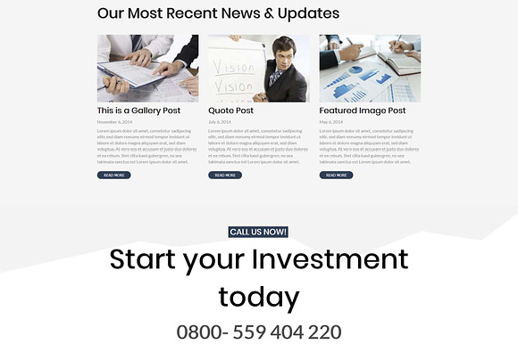 Finplan - Investment Broker WP Theme in WordPress Business Themes - product preview 3