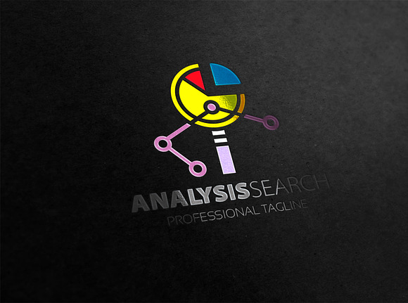 Analysis Search Logo in Logo Templates - product preview 1
