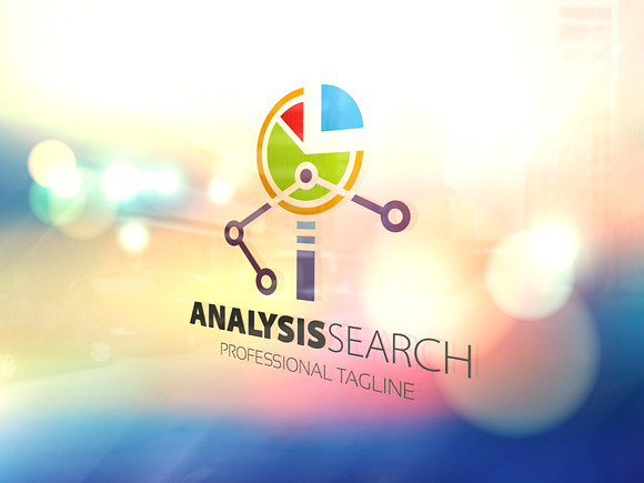 Analysis Search Logo in Logo Templates - product preview 2