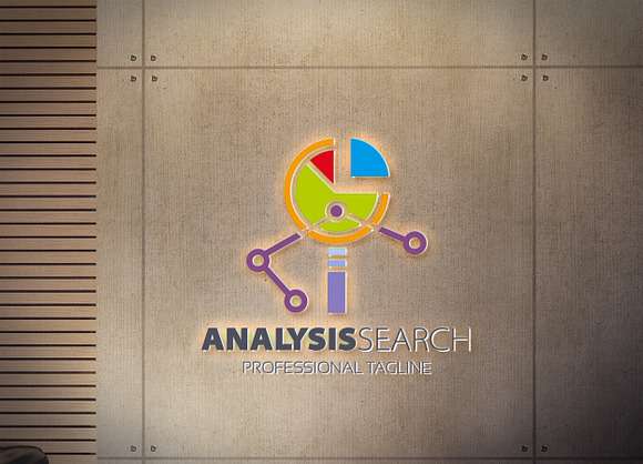 Analysis Search Logo in Logo Templates - product preview 3