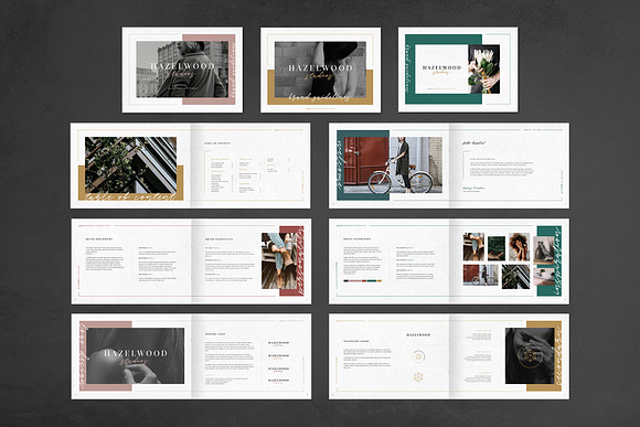 HAZELWOOD | Brand Guidelines in Brochure Templates - product preview 8