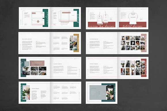 HAZELWOOD | Brand Guidelines in Brochure Templates - product preview 10