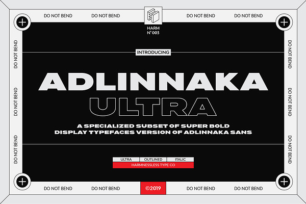Adlinnaka Ultra - Display Font
