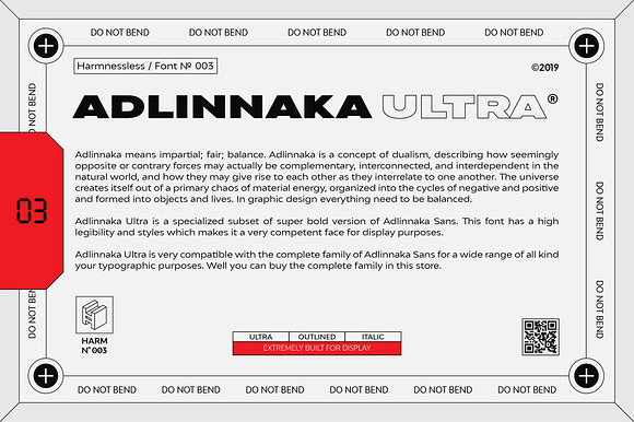 Adlinnaka Ultra - Display Font in Display Fonts - product preview 1