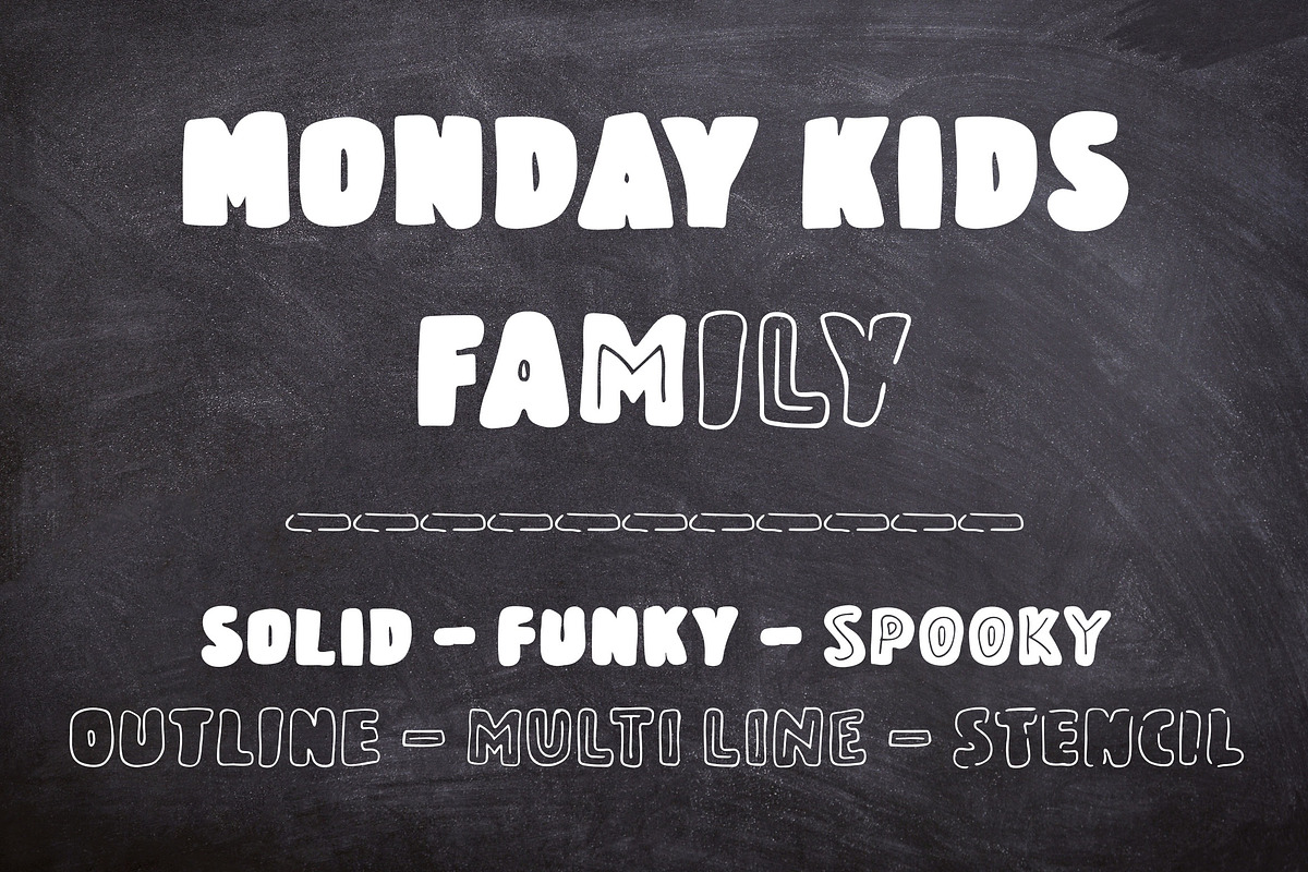 Monday Kids Family in Display Fonts - product preview 8