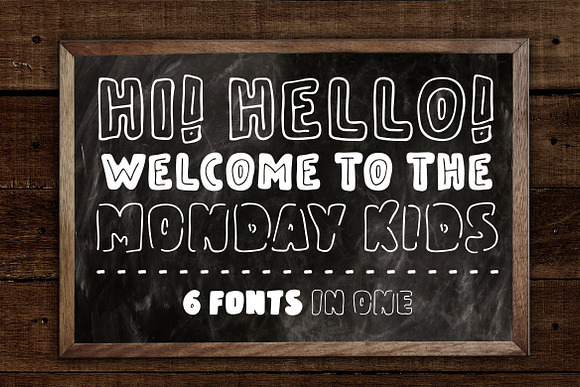 Monday Kids Family in Display Fonts - product preview 1