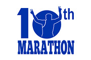 10th marathon run race runner