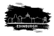 Edinburgh Scotland City Skyline