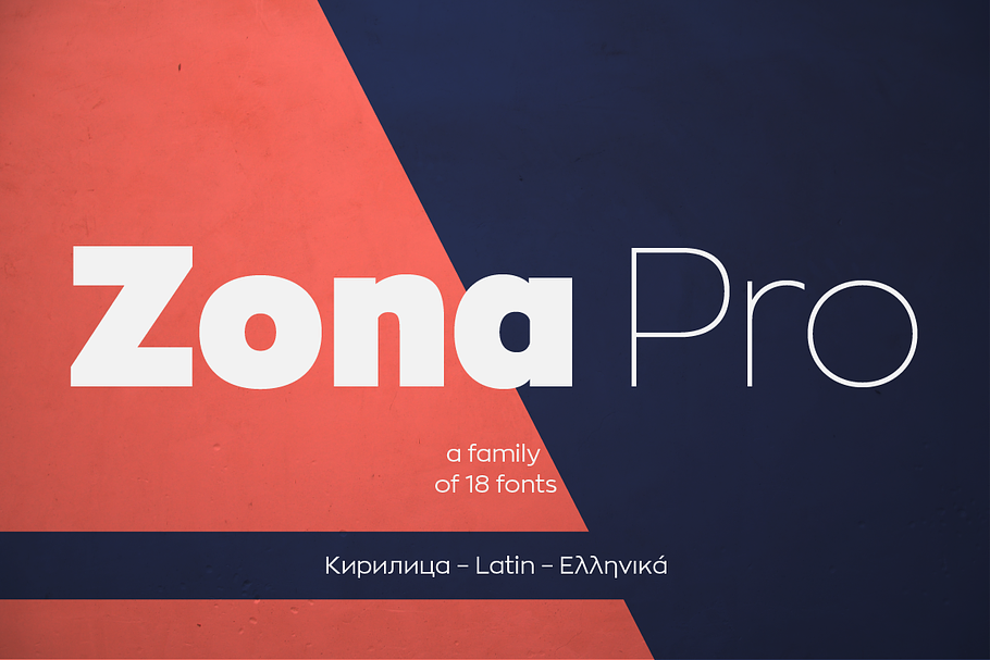 Zona Pro (18 Weights) in Sans-Serif Fonts - product preview 8