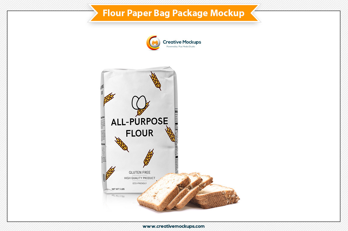Download Flour Paper Bag Package Mockup | Creative Product Mockups ...