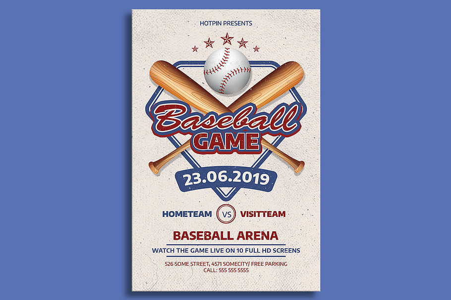 Baseball Flyer Template in Flyer Templates - product preview 8