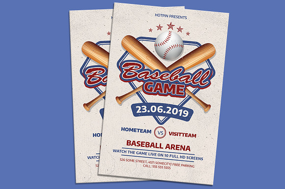 Baseball Flyer Template in Flyer Templates - product preview 1