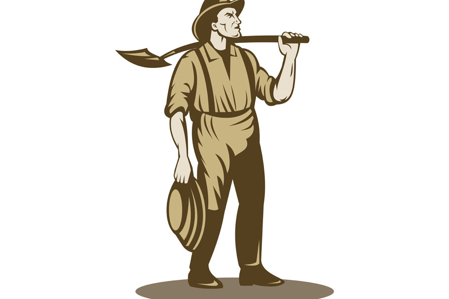 Miner, prospector or gold digger