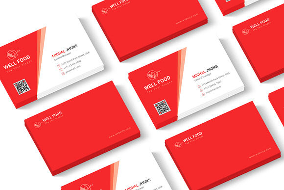 Restaurant Business Card in Business Card Templates - product preview 1