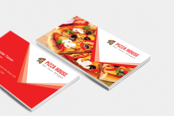 Restaurant Business Card in Business Card Templates - product preview 1
