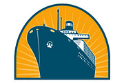 Ocean passenger liner boat ship