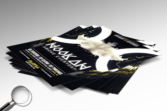 Hookah Glow | Flyer Template in Flyer Templates - product preview 3