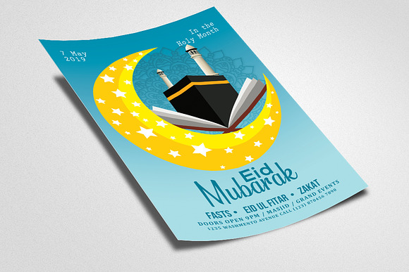Eid Mubarak Flyer Templates in Flyer Templates - product preview 1
