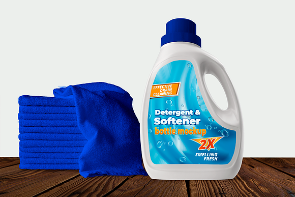 Detergent Bottle Mockup in Templates - product preview 6