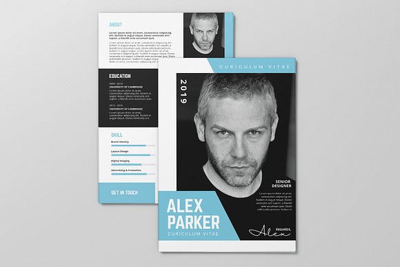 Minimalist CV Resume AI and PSD 31 in Letter Templates - product preview 2