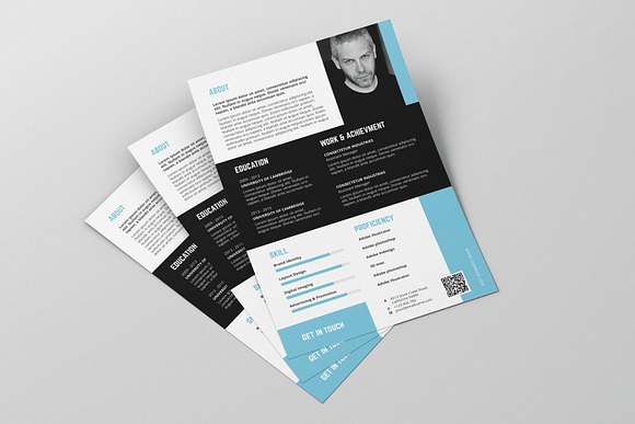 Minimalist CV Resume AI and PSD 31 in Letter Templates - product preview 4